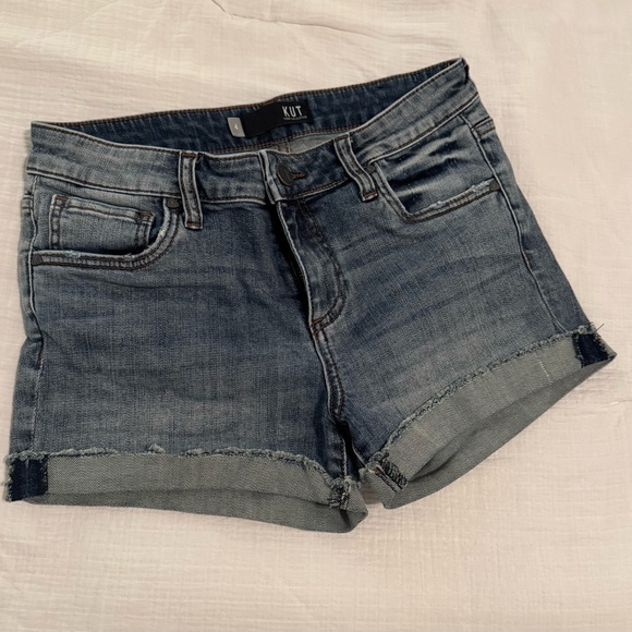 Kut from the Kloth Women's Jean Shorts - Classic Blue - Picture 1 of 4